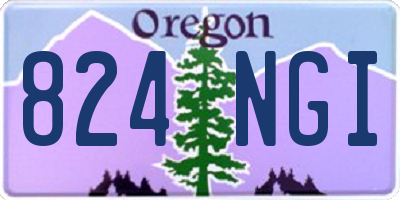 OR license plate 824NGI