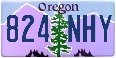 OR license plate 824NHY