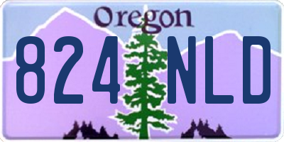OR license plate 824NLD