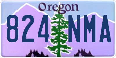 OR license plate 824NMA