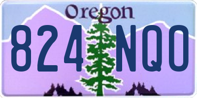 OR license plate 824NQO