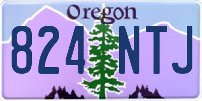 OR license plate 824NTJ