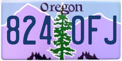 OR license plate 824OFJ