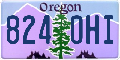 OR license plate 824OHI
