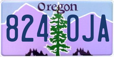 OR license plate 824OJA