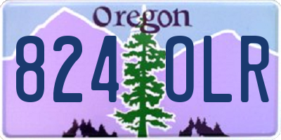 OR license plate 824OLR