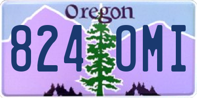 OR license plate 824OMI
