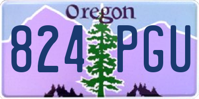 OR license plate 824PGU