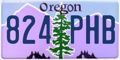 OR license plate 824PHB