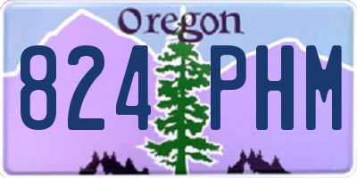 OR license plate 824PHM