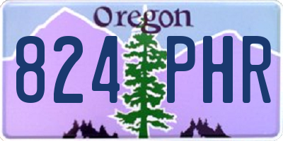 OR license plate 824PHR