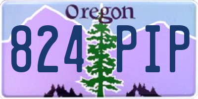 OR license plate 824PIP