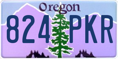 OR license plate 824PKR