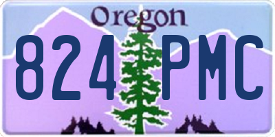 OR license plate 824PMC