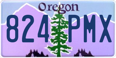 OR license plate 824PMX