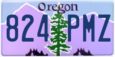 OR license plate 824PMZ