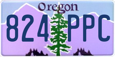 OR license plate 824PPC