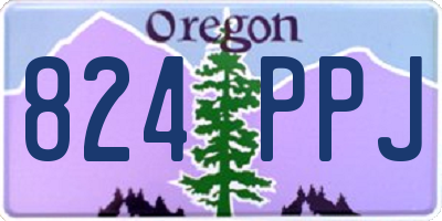 OR license plate 824PPJ