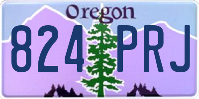OR license plate 824PRJ