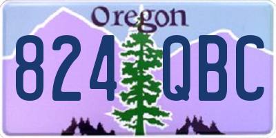 OR license plate 824QBC