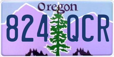 OR license plate 824QCR