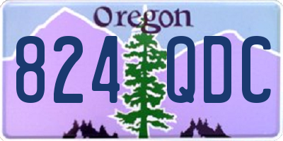 OR license plate 824QDC