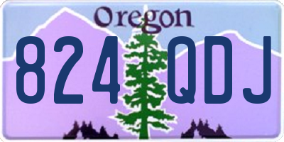 OR license plate 824QDJ