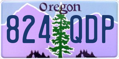 OR license plate 824QDP