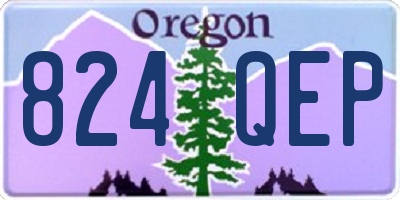 OR license plate 824QEP