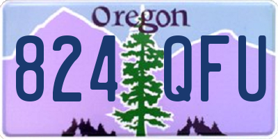 OR license plate 824QFU