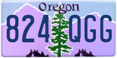 OR license plate 824QGG