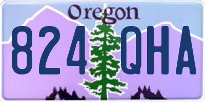 OR license plate 824QHA