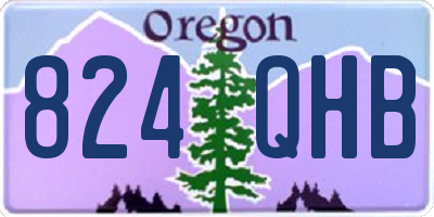 OR license plate 824QHB
