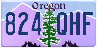 OR license plate 824QHF