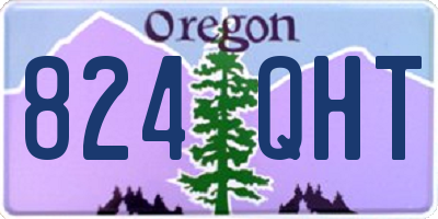 OR license plate 824QHT