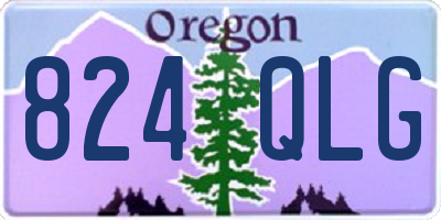 OR license plate 824QLG