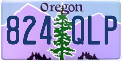 OR license plate 824QLP