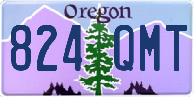 OR license plate 824QMT