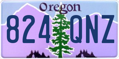 OR license plate 824QNZ
