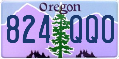 OR license plate 824QQO