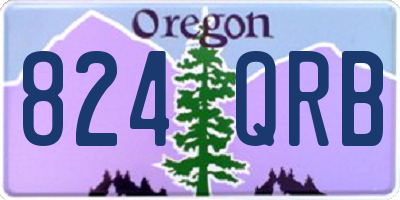 OR license plate 824QRB