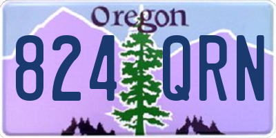 OR license plate 824QRN