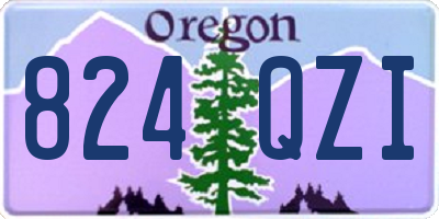 OR license plate 824QZI