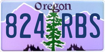 OR license plate 824RBS