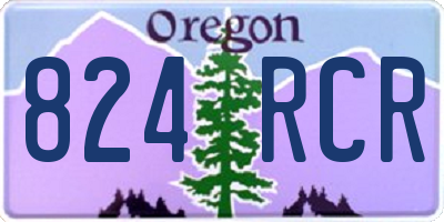 OR license plate 824RCR