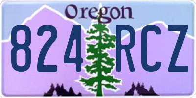 OR license plate 824RCZ