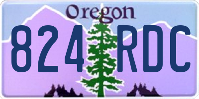 OR license plate 824RDC