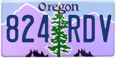 OR license plate 824RDV