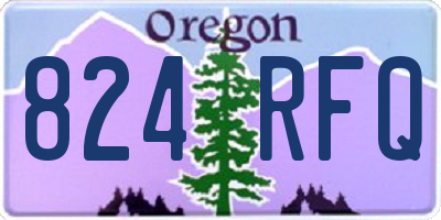 OR license plate 824RFQ