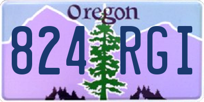 OR license plate 824RGI